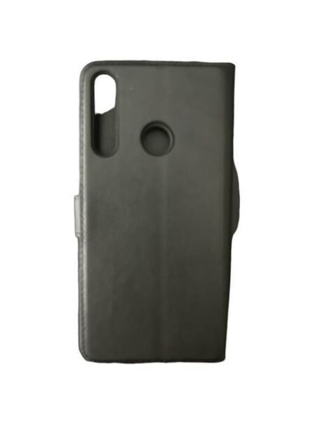 Jopus P40 Lite E ile Uyumlu Kapaklı Kartlıklı Cüzdanlı Kılıf Siyah