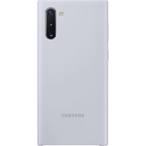 Galaxy Note 10 ile Uyumlu Silikon Kılıf Gümüş EF-PN970TSEGWW (Out)