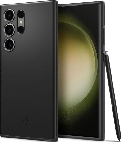 Spigen Galaxy S23 Ultra ile Uyumlu Kılıf Thin Fit Black