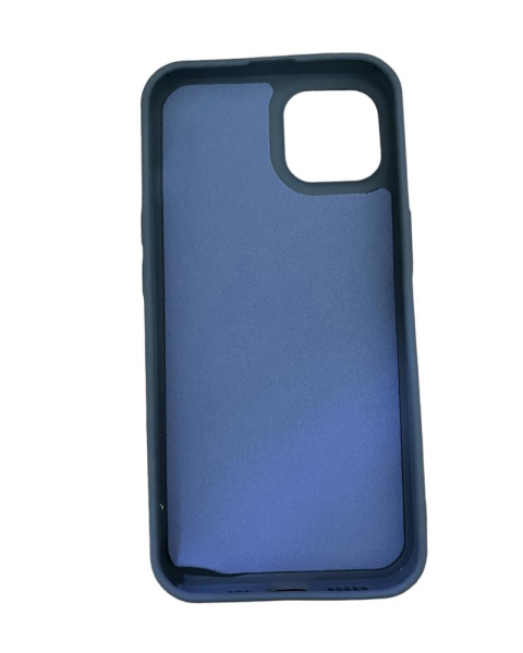 iPhone 13 Pro ile Uyumlu Cappy Silikon Kılıf Lacivert