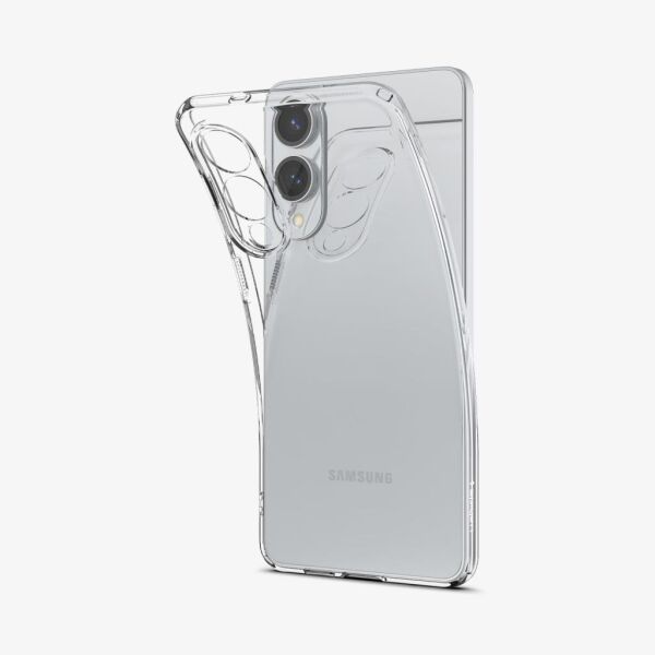 Spigen Galaxy S25 Edge ile Uyumlu Kılıf Liquid Crystal 4 Tarafı Tam Koruma Crystal Clear