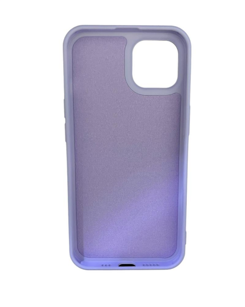 iPhone 13 Pro ile Uyumlu Cappy Silikon Kılıf Lila