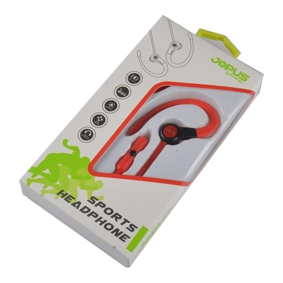 Jopus Sports 3.5mm Mikrofonlu Kulaklık Kırmızı