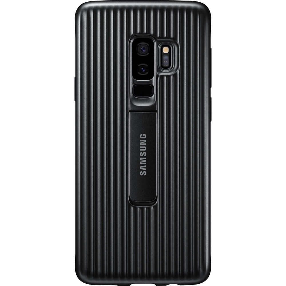 Galaxy S9 Plus ile Uyumlu Protective Stanting Cover Siyah EF-RG965CBEGWW(Outlet)