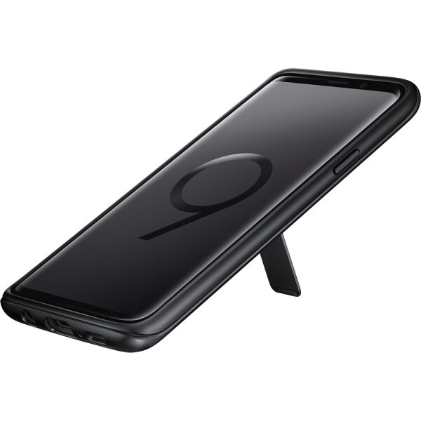 Galaxy S9 Plus ile Uyumlu Protective Stanting Cover Siyah EF-RG965CBEGWW(Outlet)