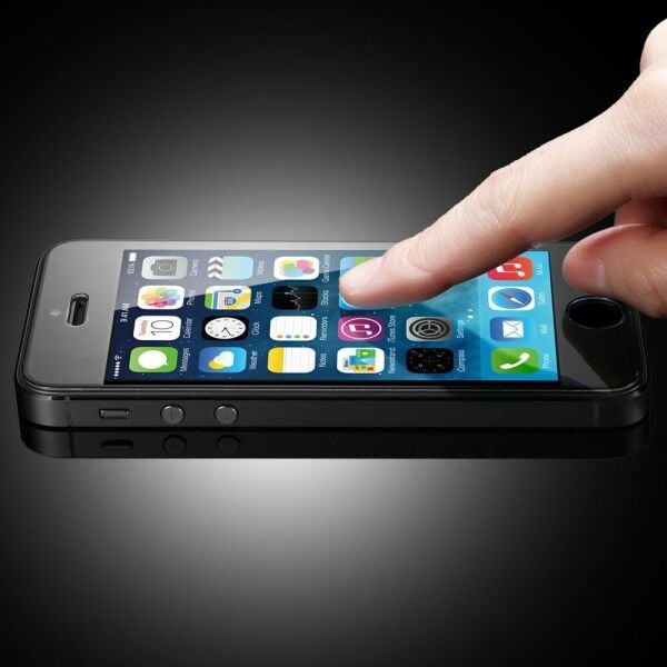 Spigen iPhone SE ile Uyumlu Cam Ekran Koruyucu GLAS.tR SLIM HD