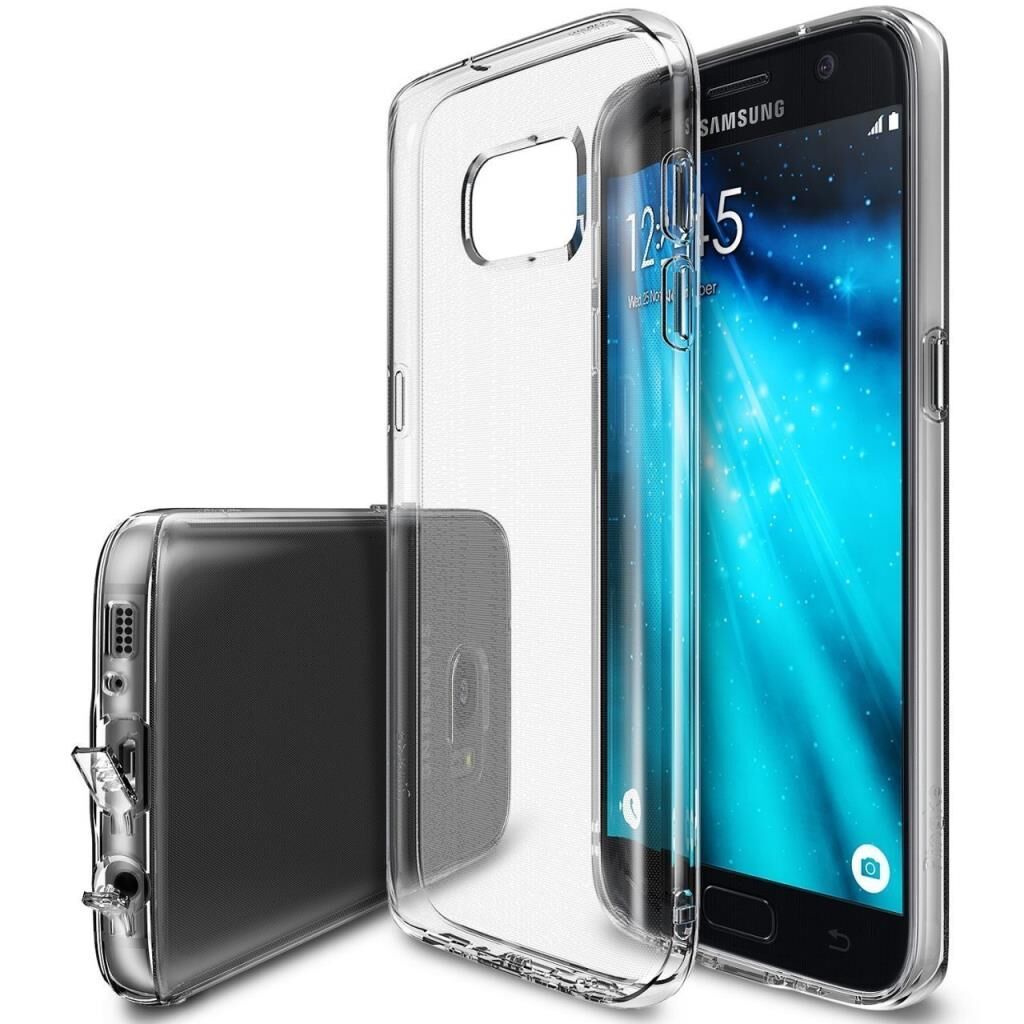 Ringke Air Galaxy S7 ile Uyumlu Kılıf Clear Ultra Hafif Esnek İnce Şeffaf Transparan