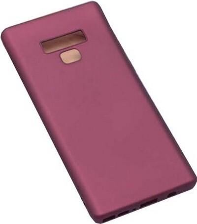Jopus Galaxy Note 9 ile Uyumlu Soft Oil  Silikon Kılıf Mürdüm