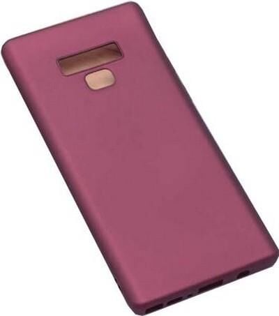 Jopus Galaxy Note 9 ile Uyumlu Soft Oil  Silikon Kılıf Mürdüm