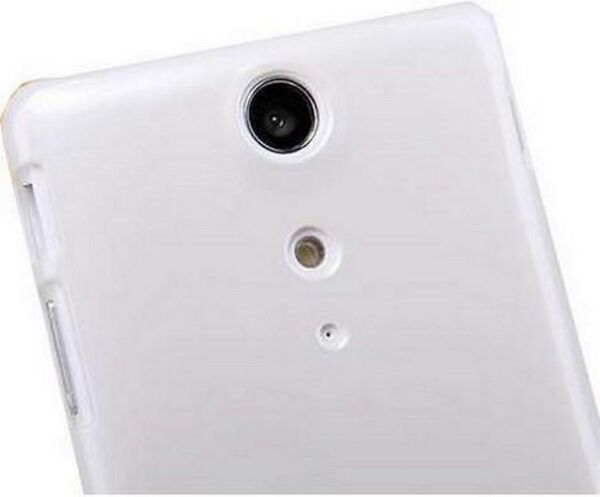 Nillkin Xperia TX LT29i ile Uyumlu Nillkin Parlak Sert Kauçuk Kılıf Beyaz