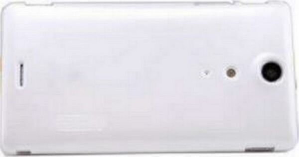 Nillkin Xperia TX LT29i ile Uyumlu Nillkin Parlak Sert Kauçuk Kılıf Beyaz