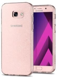 Spigen Galaxy A5 2017 ile Uyumlu Kılıf Liquid Crystal Glitter Crystal Quartz