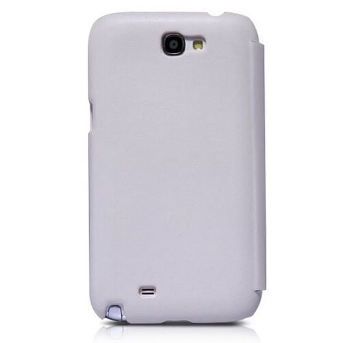 Nillkin N7100 Galaxy Note 2 ile Uyumlu Yana Açılan Kapaklı Kılıf Beyaz Renk