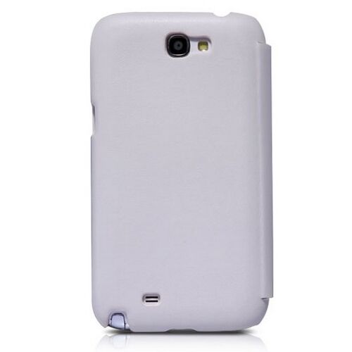 Nillkin N7100 Galaxy Note 2 ile Uyumlu Yana Açılan Kapaklı Kılıf Beyaz Renk