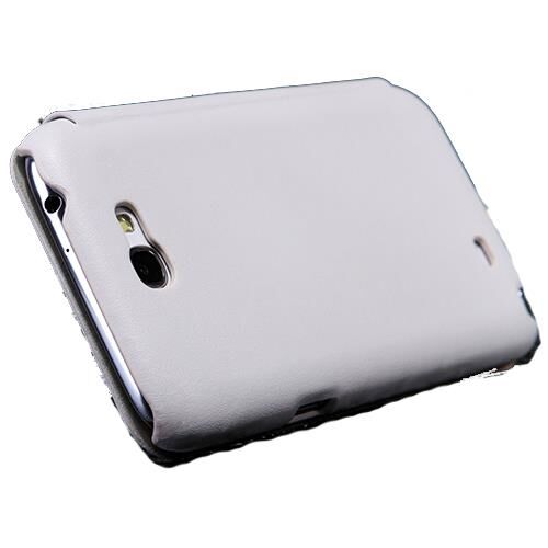 Nillkin N7100 Galaxy Note 2 ile Uyumlu Yana Açılan Kapaklı Kılıf Beyaz Renk