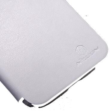 Nillkin N7100 Galaxy Note 2 ile Uyumlu Yana Açılan Kapaklı Kılıf Beyaz Renk