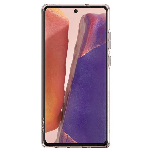 Spigen Galaxy Note 20 ile Uyumlu Kılıf Crystal Flex Crystal Clear (Out)
