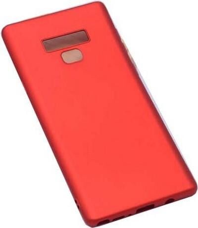 Jopus Galaxy Note 9 ile Uyumlu Soft Oil  Silikon Kılıf Kırmızı