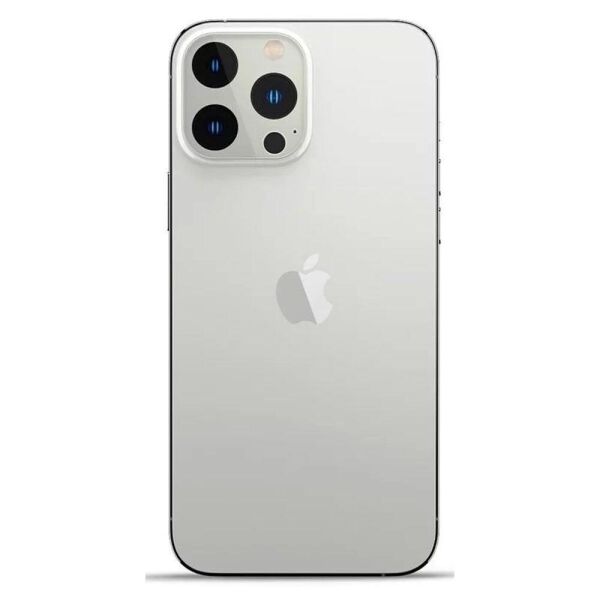 Spigen iPhone 13 Pro Max / iPhone 13 Pro ile Uyumlu Kamera Lens Cam Ekran Koruyucu Glas.tR Optik (2 Adet) Silver