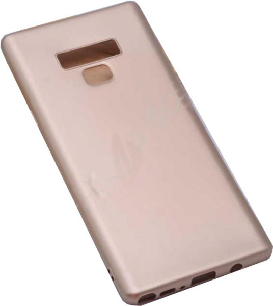 Jopus Galaxy Note 9 ile Uyumlu Soft Oil  Silikon Kılıf Gold