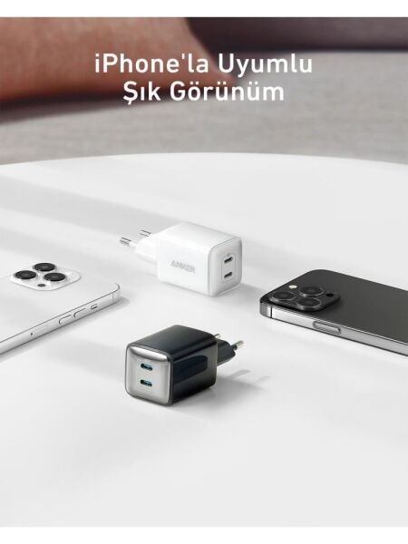 Anker 521 (Nano Pro) 40W Usb-C Şarj Cihazı - Beyaz - A2038