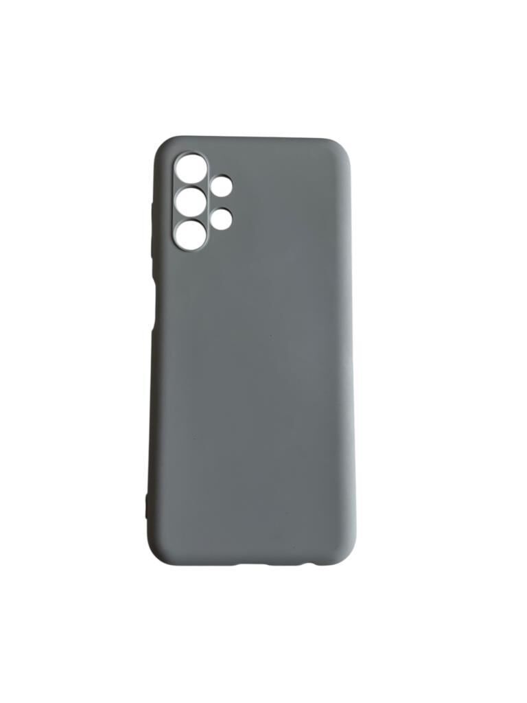 Galaxy A13 ile Uyumlu Cappy Silikon Kılıf Gri
