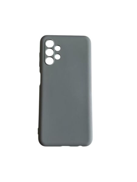 Galaxy A13 ile Uyumlu Cappy Silikon Kılıf Gri