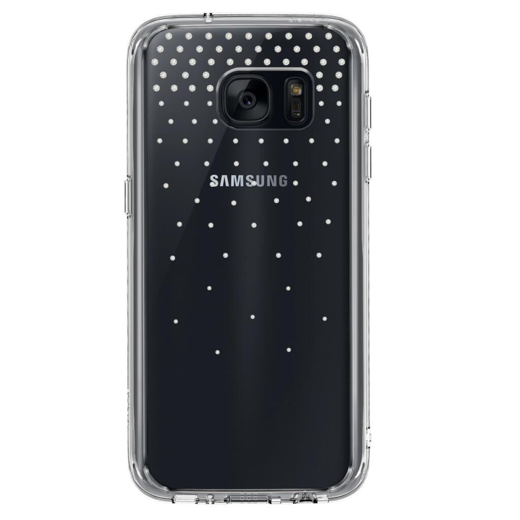 Ringke Noble Fusion Galaxy S7 ile Uyumlu Taşlı Kılıf  Snow Clear