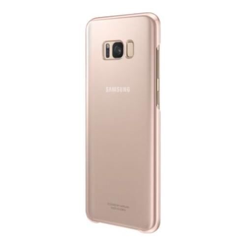 Galaxy S8+ ile Uyumlu Şeffaf Koruyucu Kılıf Pembe EF-QG955CPEGWW (Out)