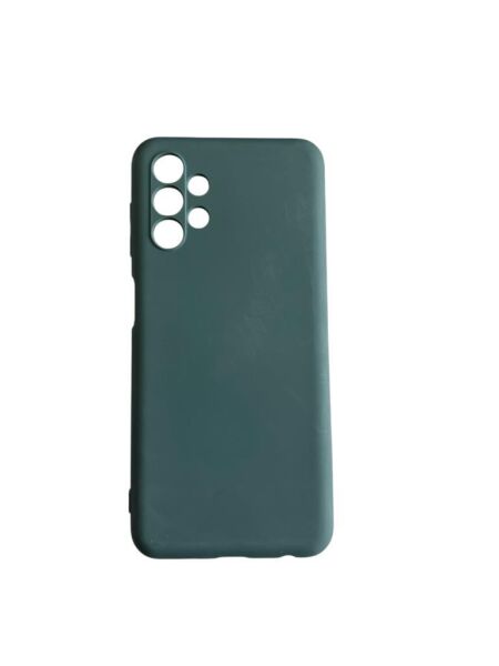 Galaxy A13 ile Uyumlu Cappy Silikon Kılıf Yeşil