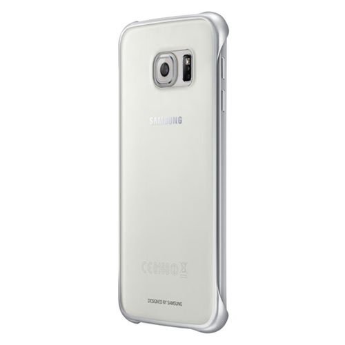 Galaxy S6 ile Uyumlu Clear Cover Gümüş EF-QG920BSEGWW (Out)