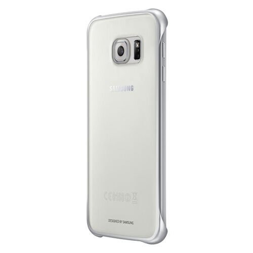 Galaxy S6 ile Uyumlu Clear Cover Gümüş EF-QG920BSEGWW (Out)