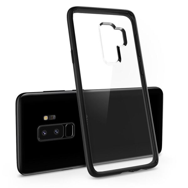 Spigen Galaxy S9 Plus ile Uyumlu Kılıf Ultra Hybrid Matte Black