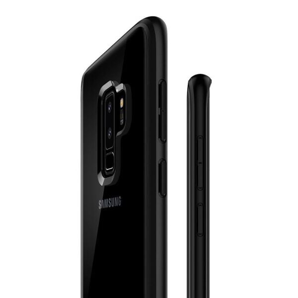 Spigen Galaxy S9 Plus ile Uyumlu Kılıf Ultra Hybrid Matte Black