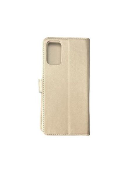 Jopus Galaxy S20 Plus ile Uyumlu Kapaklı Kartlıklı Cüzdanlı Kılıf Gold