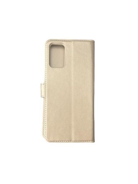 Jopus Galaxy S20 Plus ile Uyumlu Kapaklı Kartlıklı Cüzdanlı Kılıf Gold