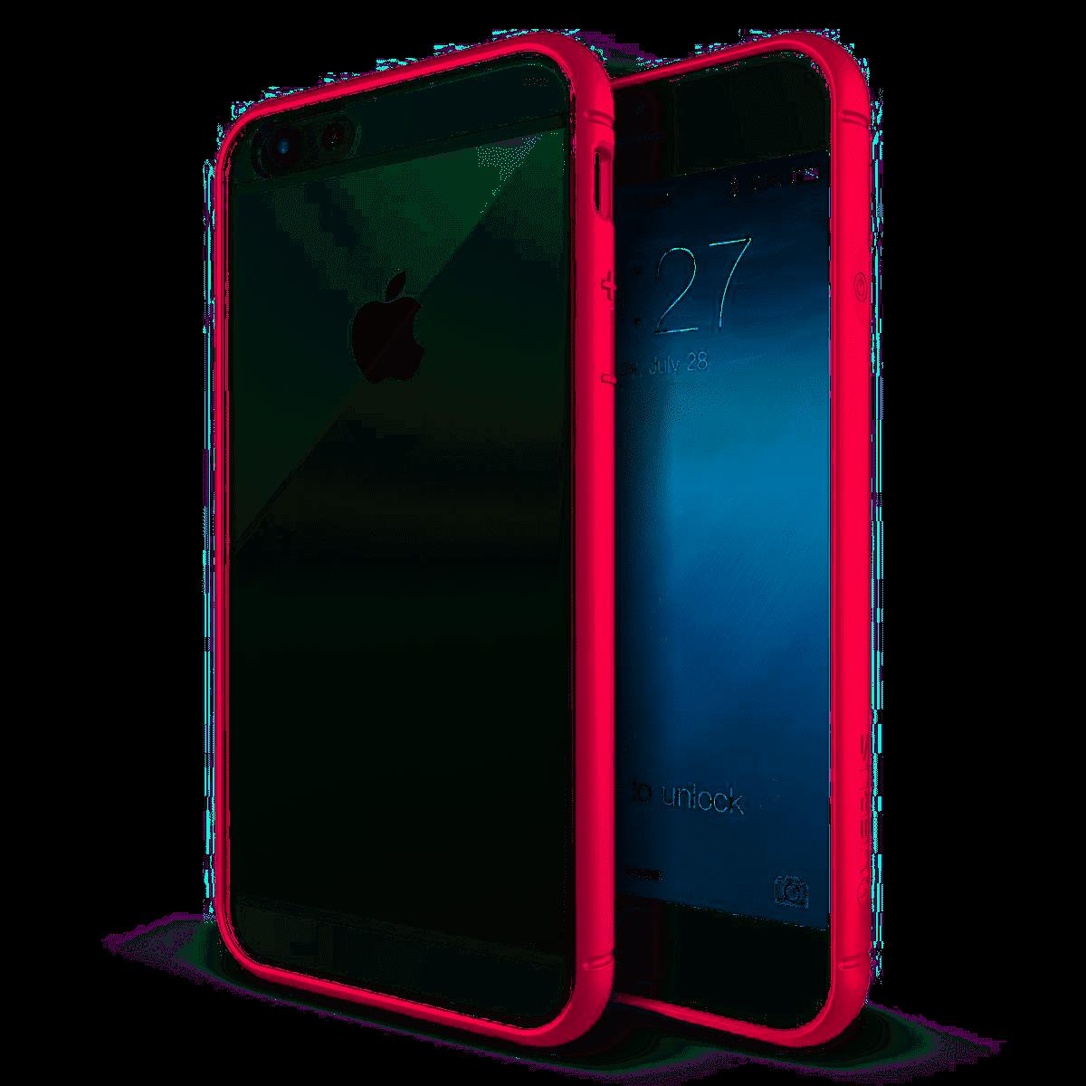 Verus iPhone 6 Plus/6S Plus ile Uyumlu Crystal Mixx Kılıf Hot Pink