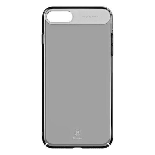 Baseus Sky Case iPhone 7 Plus / 8 Plus ile Uyumlu Sert Kılıf Siyah + Cam Ekran Koruyucu