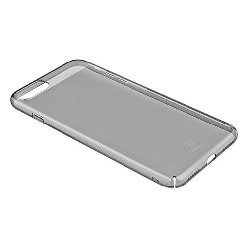 Baseus Sky Case iPhone 7 Plus / 8 Plus ile Uyumlu Sert Kılıf Siyah + Cam Ekran Koruyucu