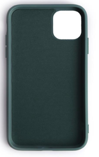 iPhone 11 Pro Max ile Uyumlu Cappy Silikon Kılıf Yeşil