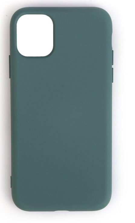 iPhone 11 Pro Max ile Uyumlu Cappy Silikon Kılıf Yeşil