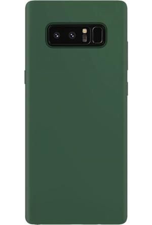 Galaxy Note 8 ile Uyumlu Soft Silikon Kılıf Yeşil
