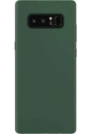Galaxy Note 8 ile Uyumlu Soft Silikon Kılıf Yeşil