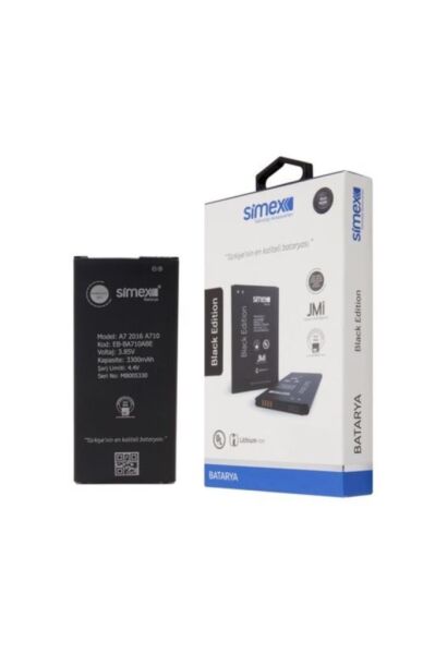 Simex Galaxy J7 Prime/A7 2016 ile Uyumlu Batarya