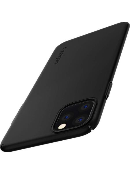 Spigen iPhone 11 Pro Max ile Uyumlu Kılıf Thin Fit Air Black