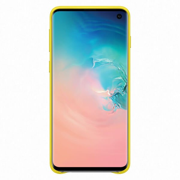 Galaxy S10 ile Uyumlu Kılıf Leather Cover Sarı EF-VG973LYEGWW