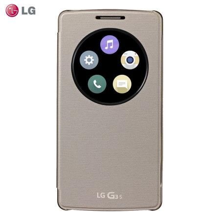 G3 Beat ile Uyumlu Kılıf Quick Circle Kasalı Altın CCF-490G (Out)