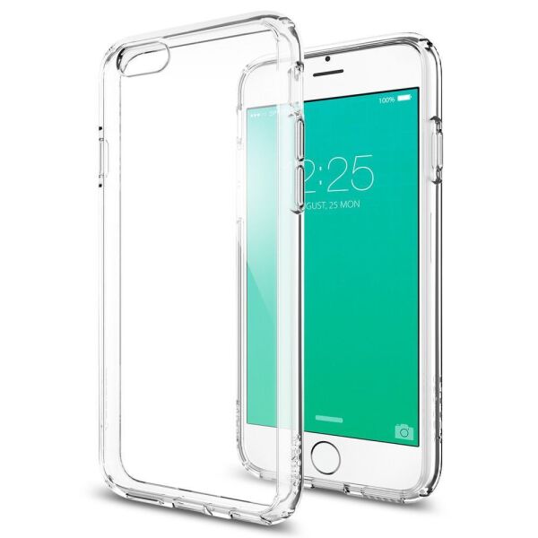 Spigen iPhone 6 Plus/6s Plus ile Uyumlu Kılıf Ultra Hybrid Crystal Clear