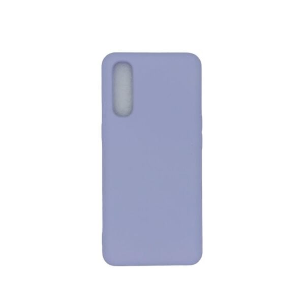Reno 3 Pro ile Uyumlu İçi Kadife Silikon Kılıf Lila