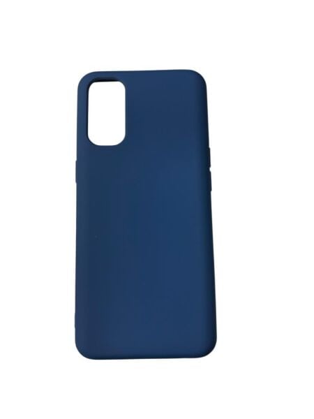 Reno 4 ile Uyumlu Cappy Silikon Kılıf Lacivert